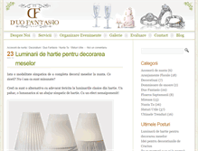 Tablet Screenshot of blog.duofantasio.ro
